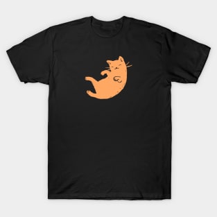 Orange Cat Sleeping T-Shirt